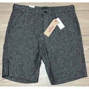 Levi's Straight Chino Shorts Mens 33 Gray New NWT Casual Golf Outdoor Levis